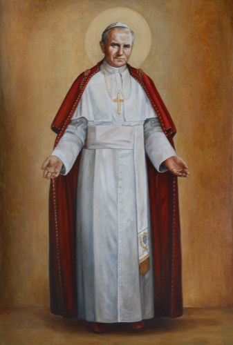 portret w kościele w Łapanowie