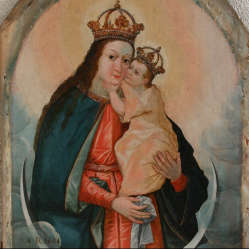 Matka Boża z Gwożdżca 1634 r. po konserwacji