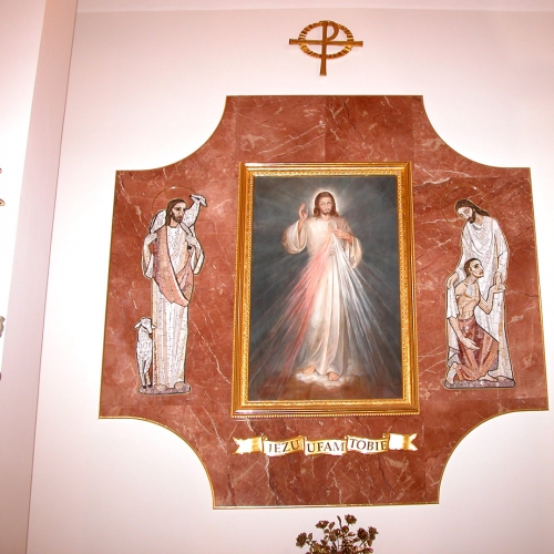 Legionowo ołtarz boczny kościoła Ciała i Krwi Chrystusa