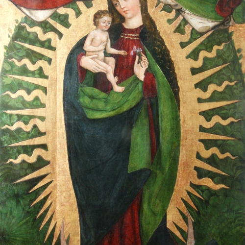 Matka Boża z Dzieciątkiem z Poręby Radlnej XVIw. po konserwacji